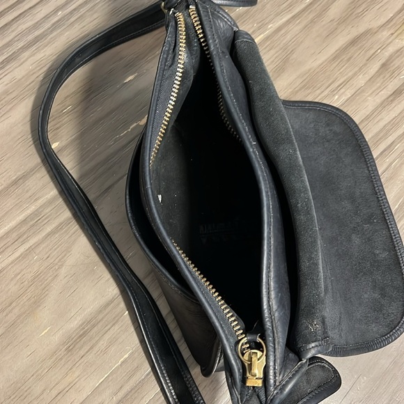 COACH 9951 CLASSIC BLACK SHOULDER SADDLE BAG CROSSBODY - Picture 11 of 17